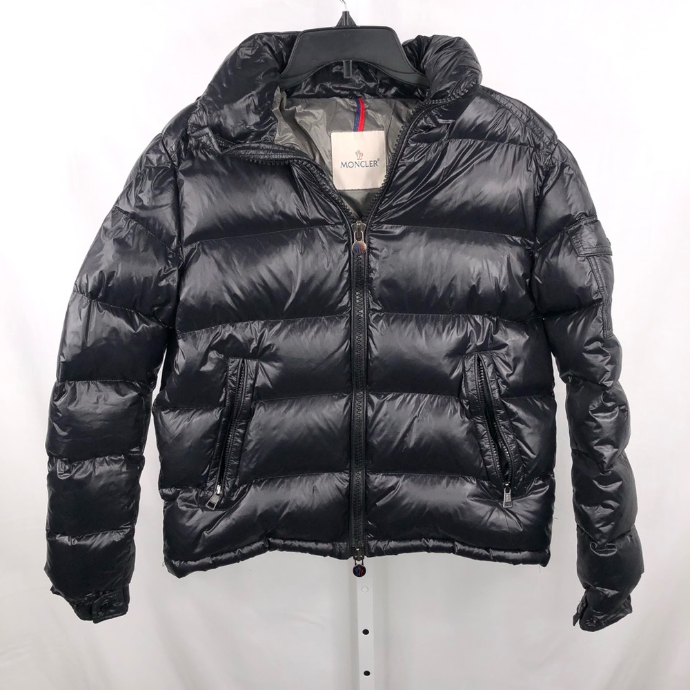 Moncler Glossy Black Puffer Jacket